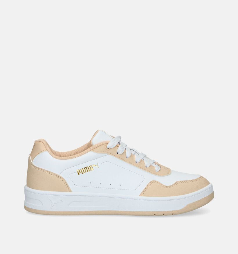 Puma Court Classy Baskets en Blanc pour femmes (335074) - pour semelles orthopédiques