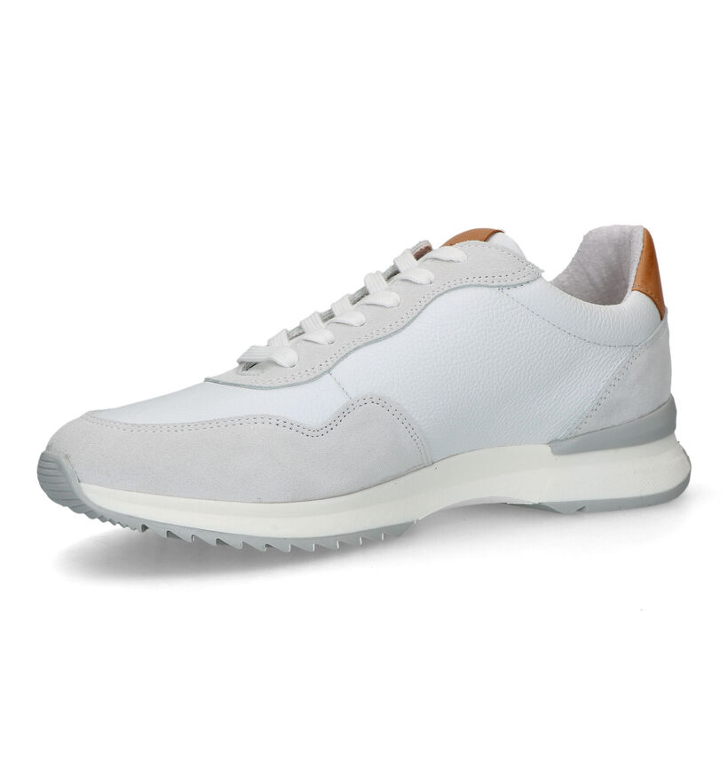 River Woods Lennox Witte Veterschoenen in leer (323066)