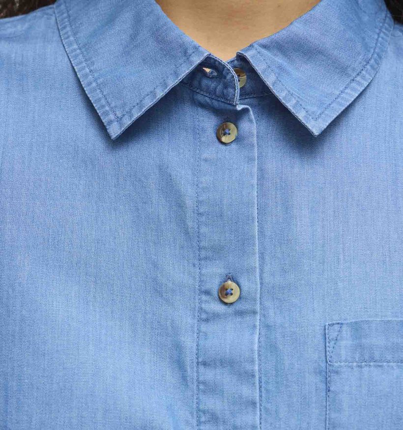 Vila Nori Denim Blauwe Hemdjurk voor dames (368067)