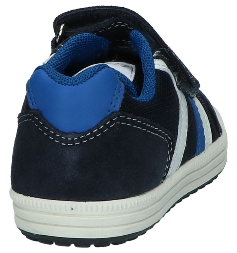 Donker Blauwe Lage Sneakers Geox in daim (210543)