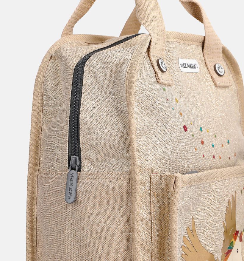 Jack Piers Unicorn Amsterdam Medium Beige Rugzak voor meisjes (361410)