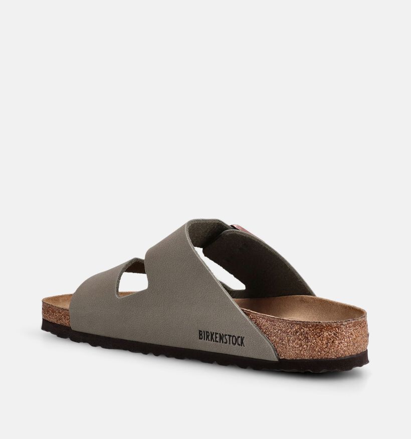 Birkenstock Arizona Nu-pieds en Gris pour hommes (382201)