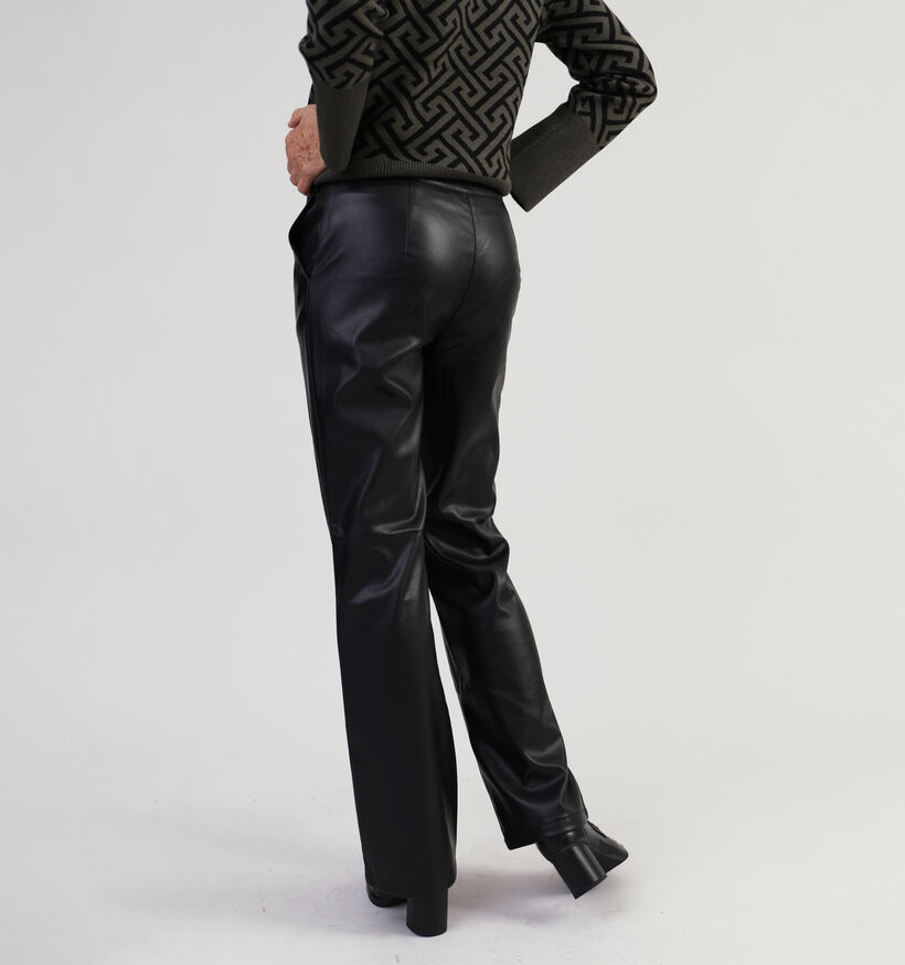 Pieces Nicha Pantalon large en Noir pour femmes (332362)
