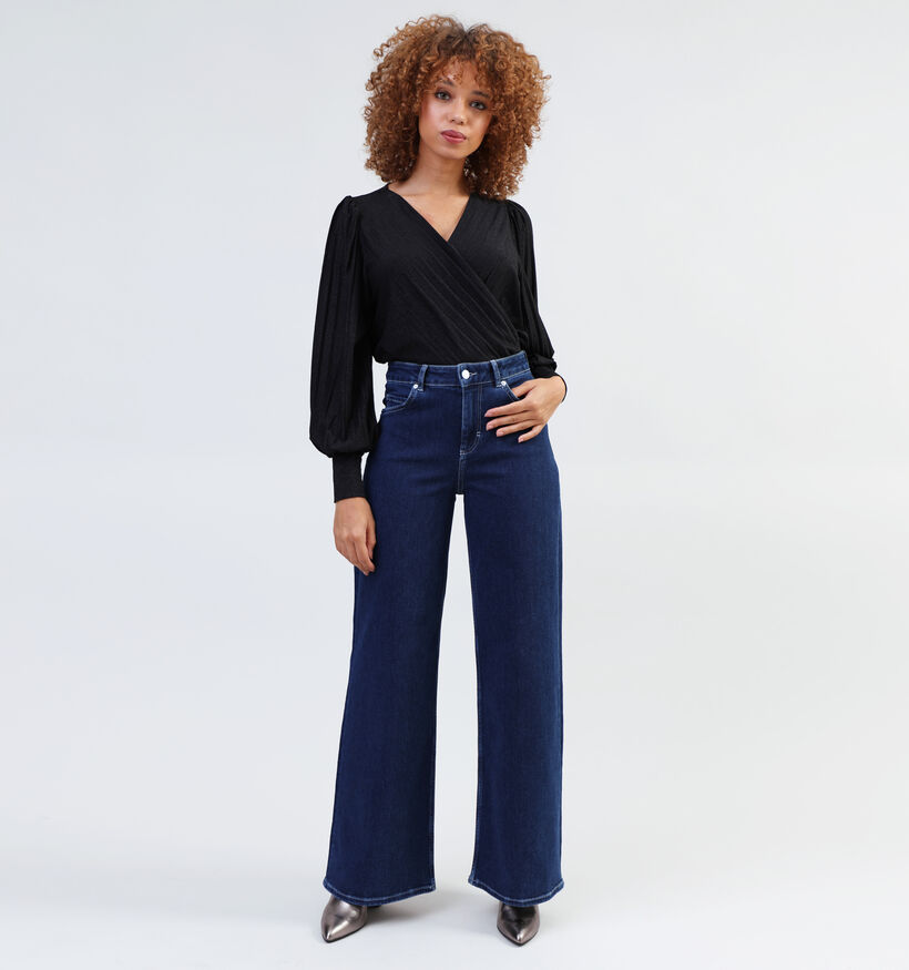 comma casual identity Wide leg jeans en Bleu pour femmes (334798)