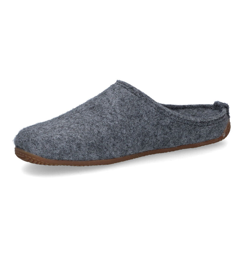 Living Kitzbühel Pantoufles ouvertes en Gris pour femmes (332434) - pour semelles orthopédiques