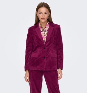 JDY Arizona Paarse Velours blazer voor dames (332490)