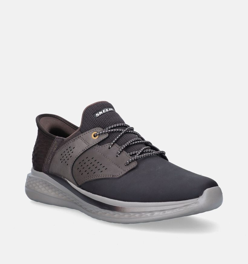 Skechers Slade Slip-ins en Marron pour hommes (345192)