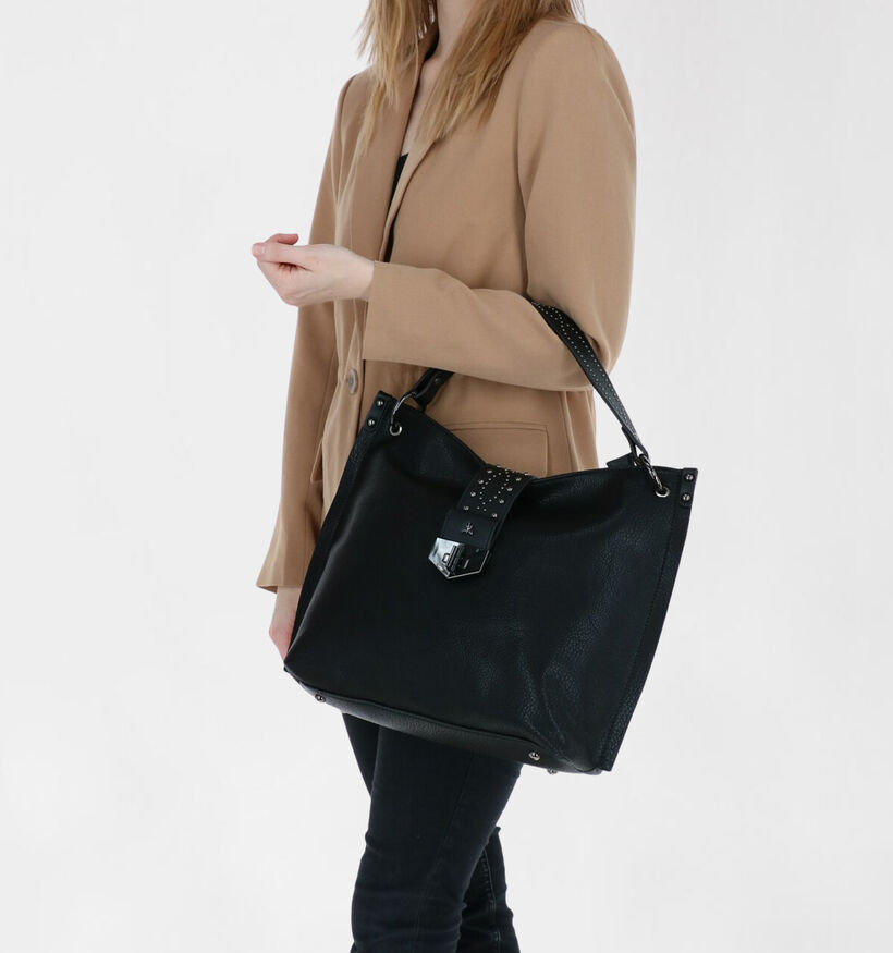 Pepe Moll Vegan Sac à bandoulière en Noir en simili cuir (283574)