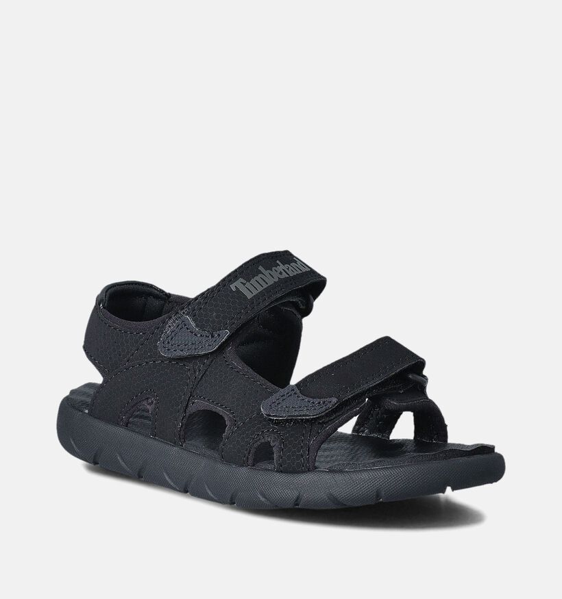 Timberland Perkins Row 2Strap Sandales en Noir pour garçons (337787)