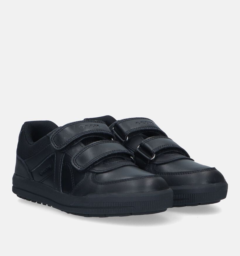 Geox Arzach Chaussures à velcro en Noir pour garçons (328544) - pour semelles orthopédiques