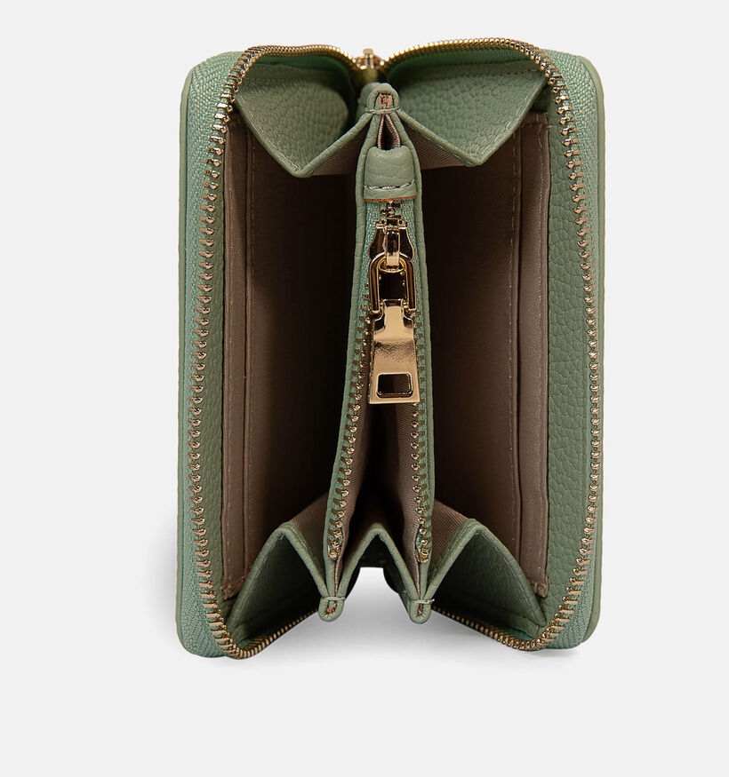 Laurent David Estee Porte-monnaie zippé en Vert pour femmes (357982)