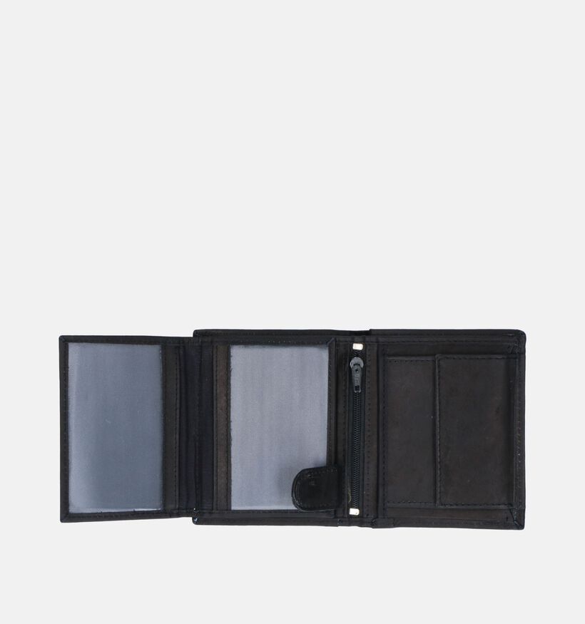 Euro-Leather Zwarte Portefeuille voor heren (353559)