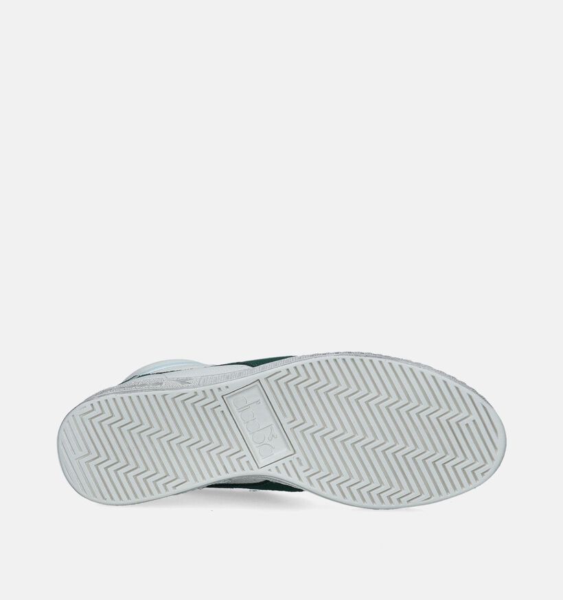 Diadora Game L High Waxed Suede Pop Baskets en Blanc pour femmes (344860)