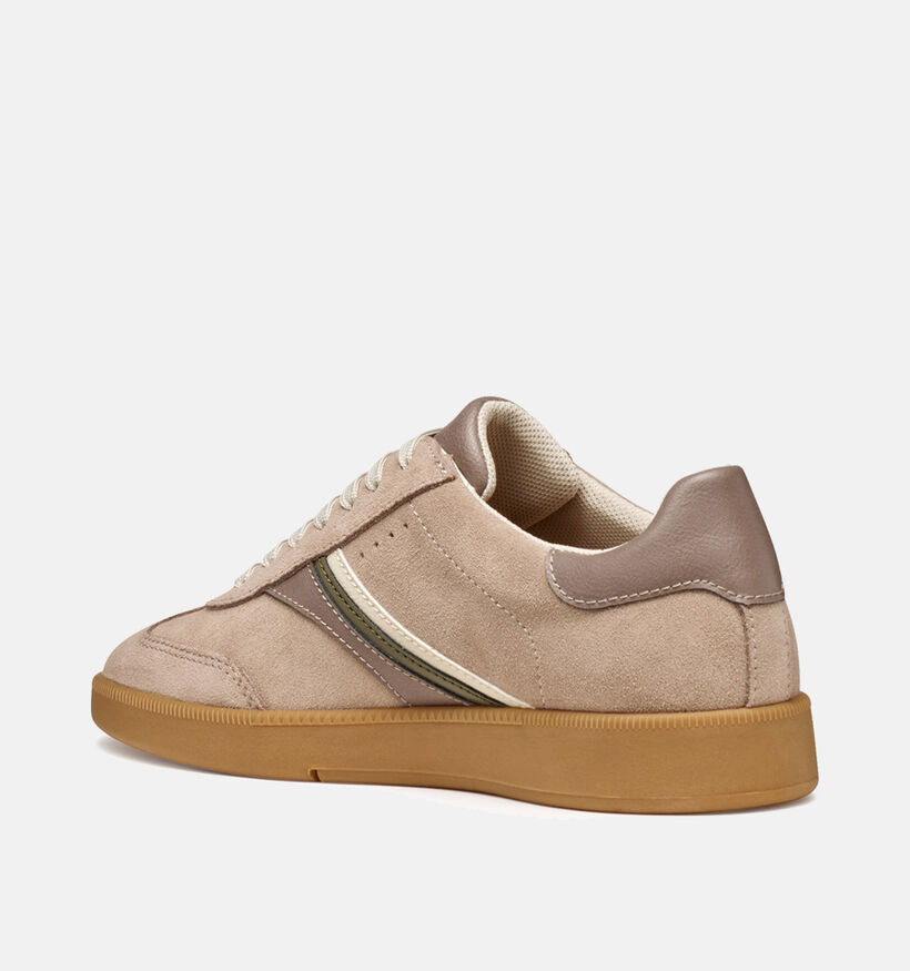 Geox Meleda Baskets en Taupe pour femmes (360133) - pour semelles orthopédiques