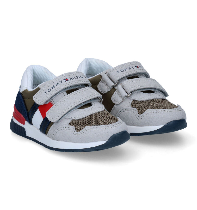 Tommy Hilfiger Baskets en Vert kaki en simili cuir (303931)