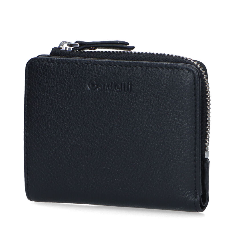 Euro-Leather Zwarte Portemonnee voor dames (365198)