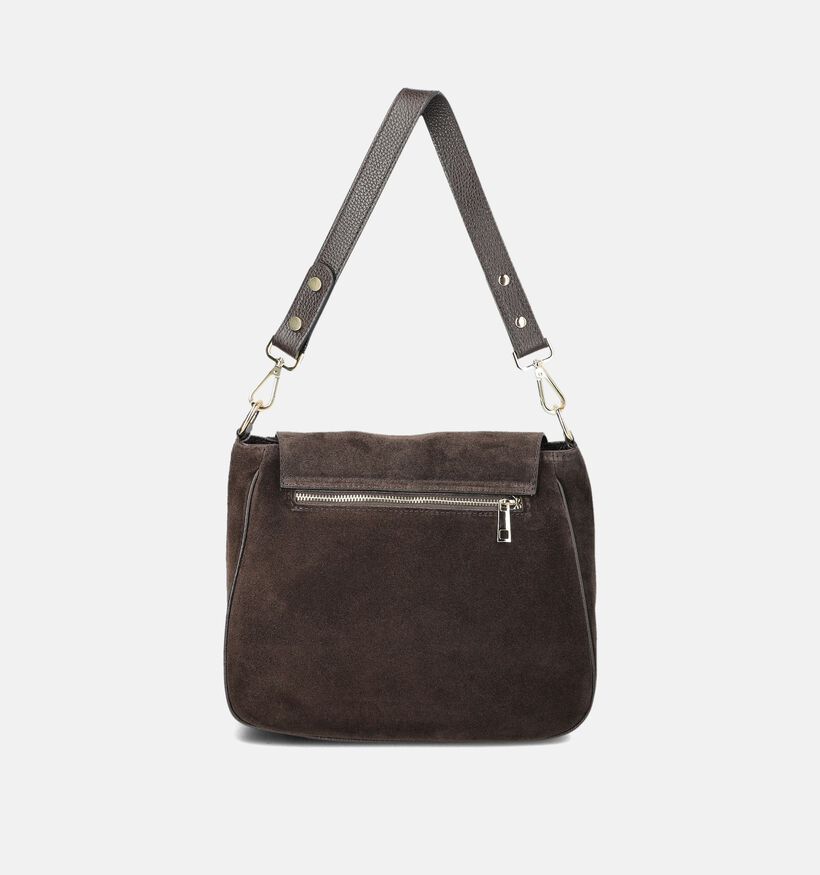 Charm London Donkerbruine Schoudertas voor dames (380970)