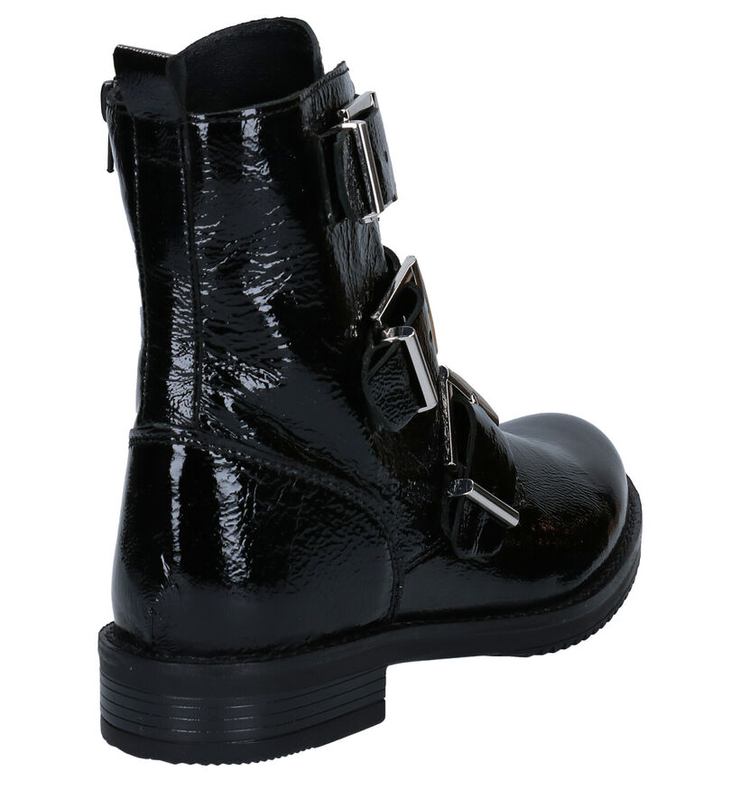 Poelman Conan Zwarte Boots in lak (291393)