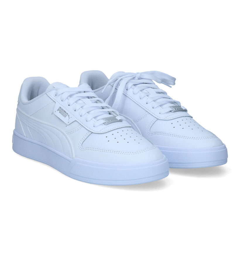 Puma Caven Dime Baskets en Blanc pour hommes (311245) - pour semelles orthopédiques