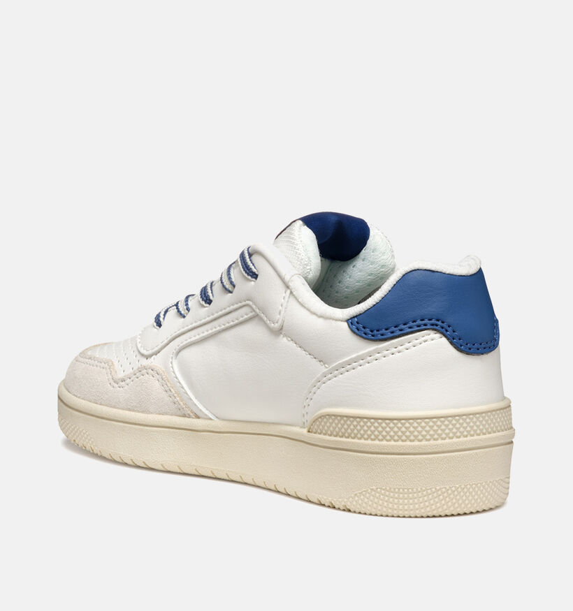 Geox Washiba Chaussures à Lacets en Blanc pour garçons (356396) - pour semelles orthopédiques