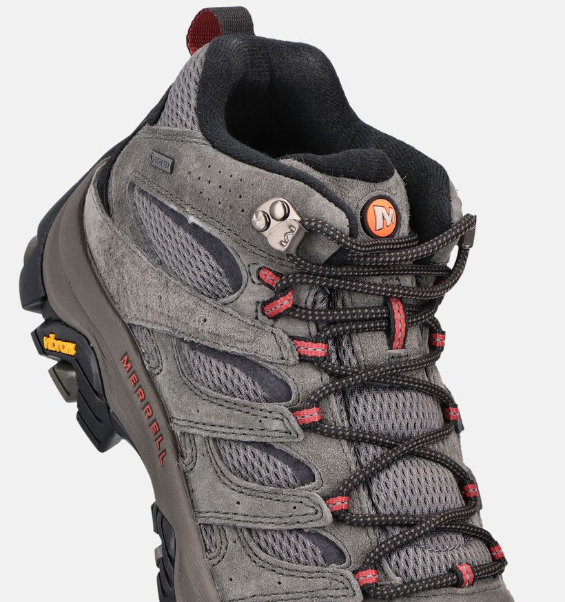 Merrell Moab 3 Mid Gtxl Chaussures de randonn&eacute;e en Gris pour hommes (368956) - pour semelles orthop&eacute;diques