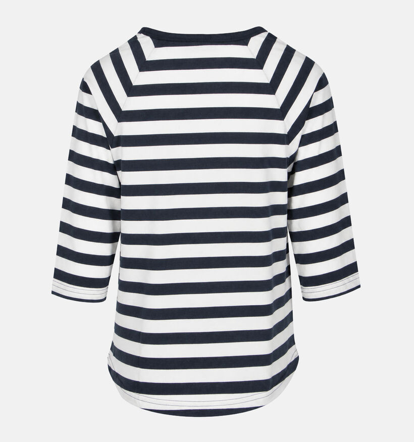 Elbsand Celin Blauwe T-shirt met Lange Mouwen voor dames (381270)
