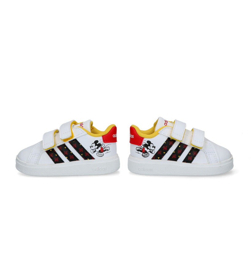 adidas Grand Court Disney Micky Witte Sneakers voor jongens, meisjes (318887)