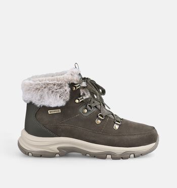 Skechers Waterproof High Chaussures outdoor Marron/Vert