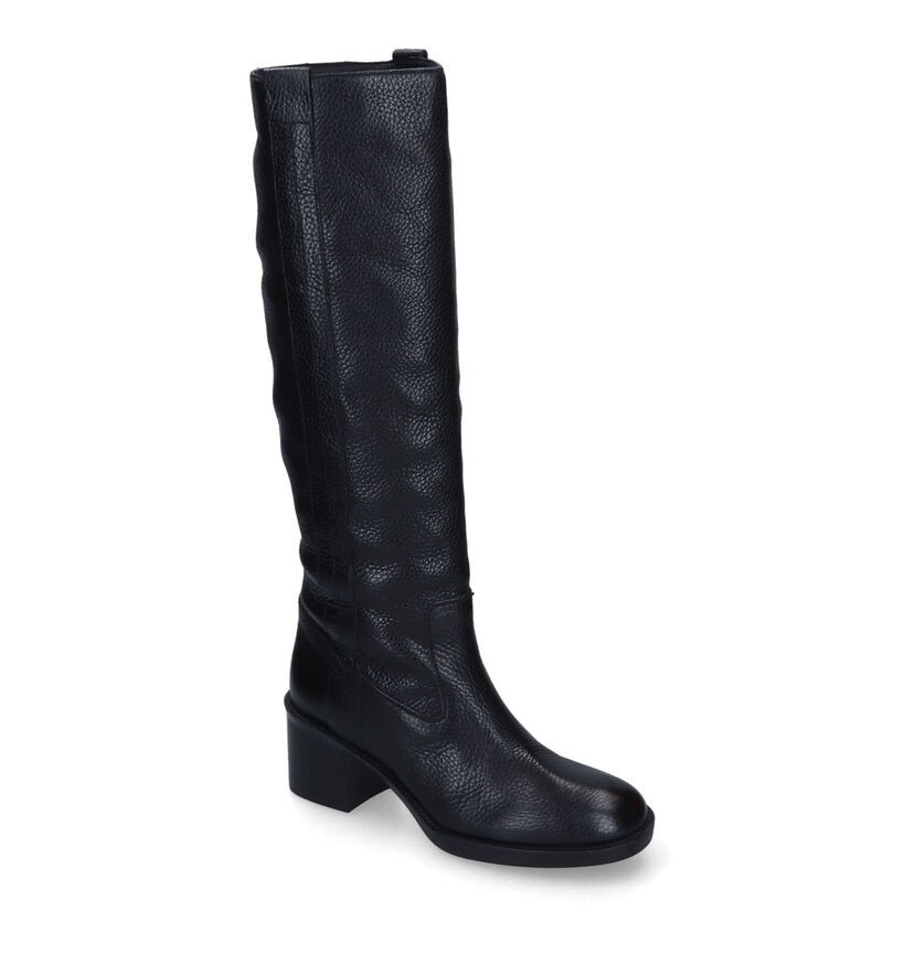 Geox Giulila Bottes en Noir en cuir (316153)
