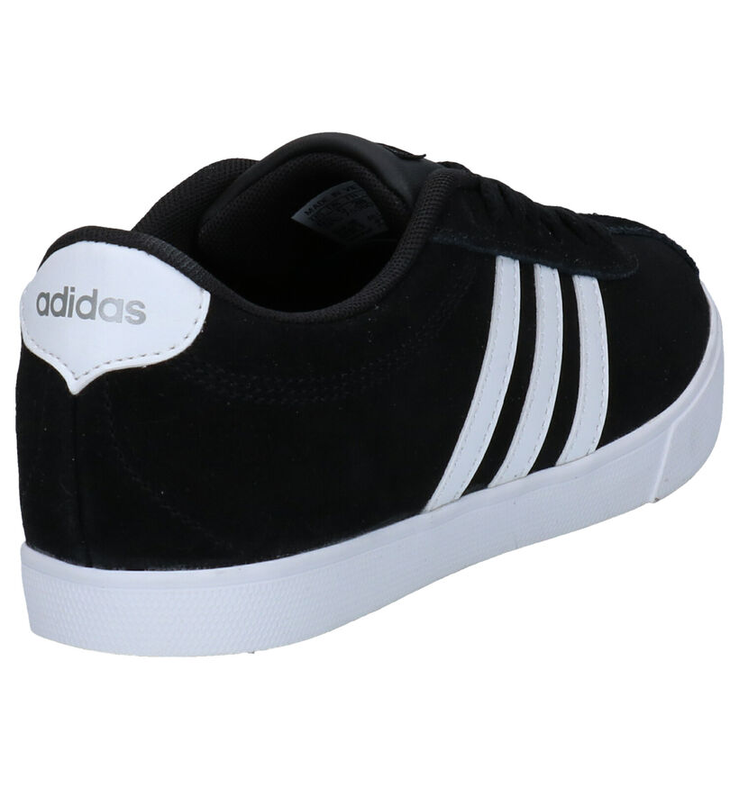 adidas Courtset Baskets en Gris en cuir (276455)
