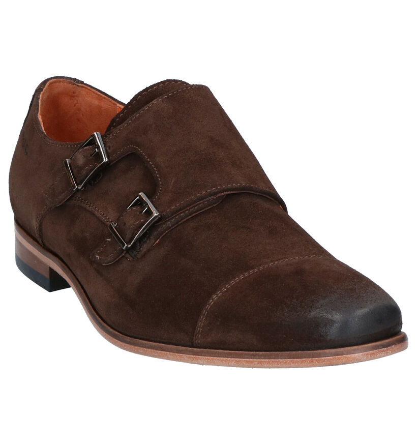 Van Lier Chaussures habillées en Marron en daim (272954)