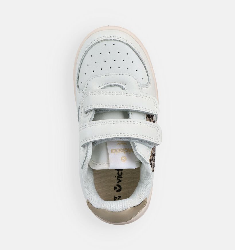 Victoria Witte/Leopard Sneakers voor meisjes (370998)