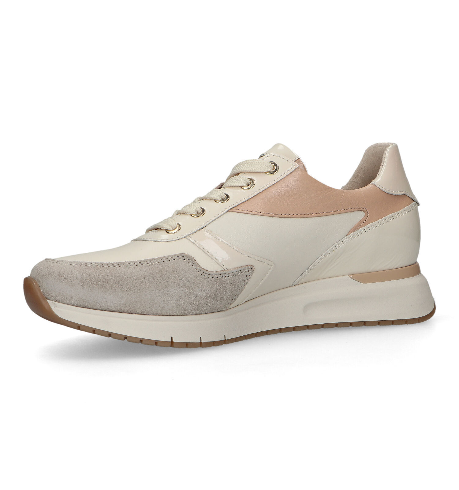Gabor OptiFit Beige Veterschoenen Dames Sneakers Online op