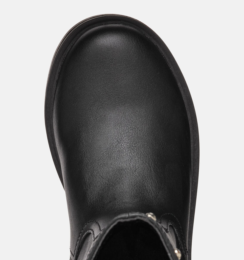 Geox Eclair Bottes en Noir pour filles (344536) - pour semelles orthopédiques