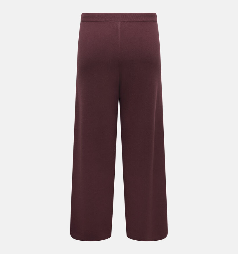 ONLY Carmakoma Siteri Pantalon classique en Bordeaux pour femmes (378386)