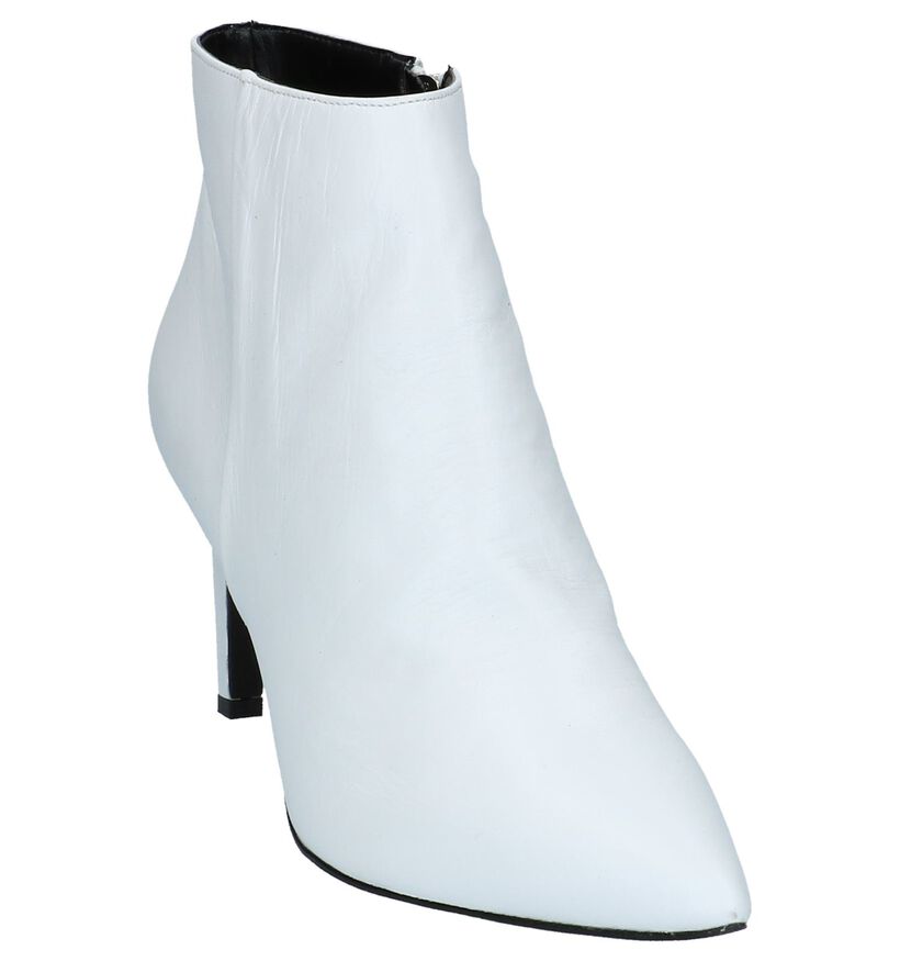 Via Limone Bottillons à talons en Blanc en cuir (232215)