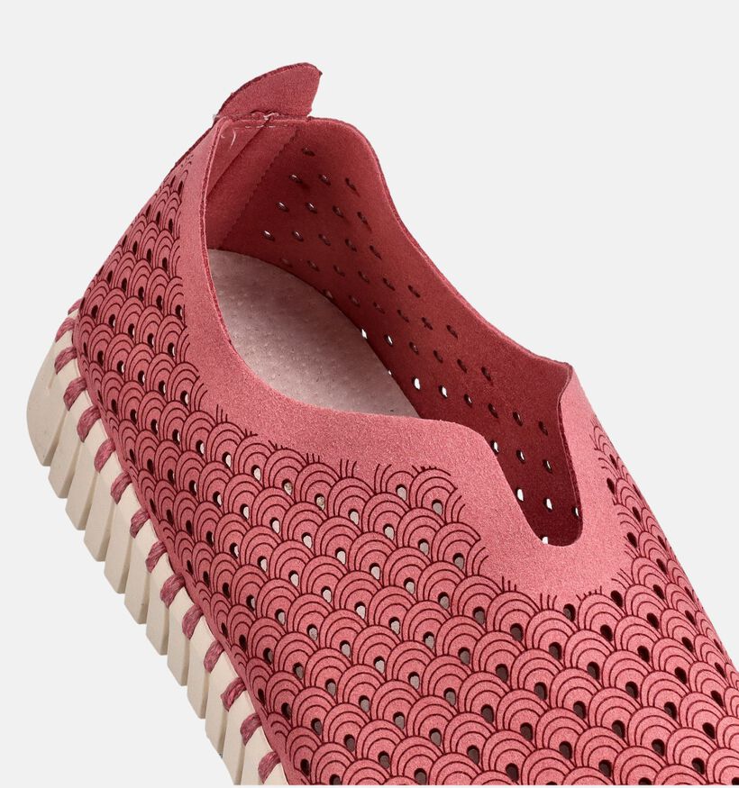 Ilse Jacobsen Tulip Chaussures &agrave; enfiler en Rouge pour femmes (372257) - pour semelles orthop&eacute;diques