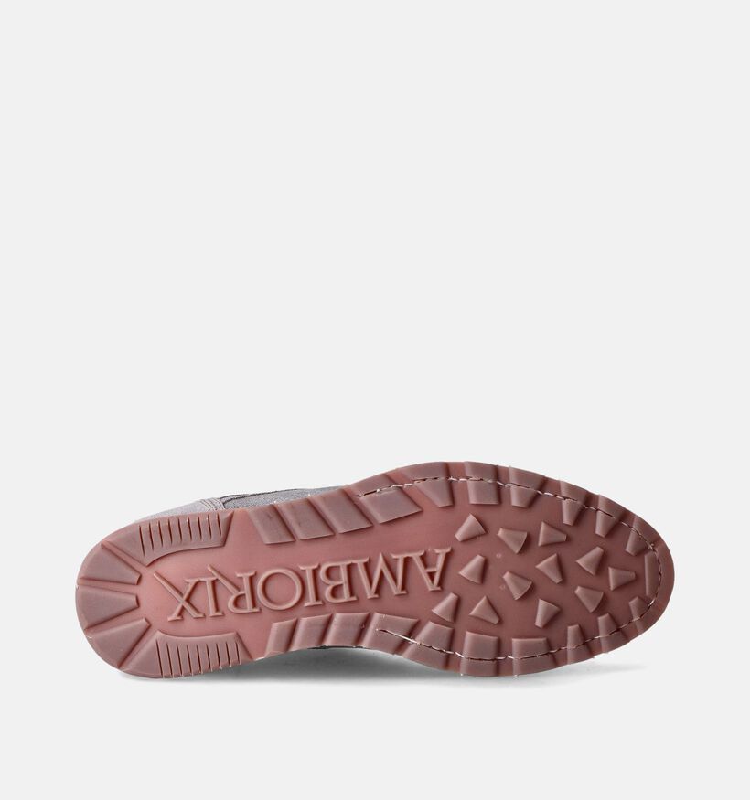 Ambiorix Jerry Grijze Veterschoenen voor heren (356030) - geschikt voor steunzolen