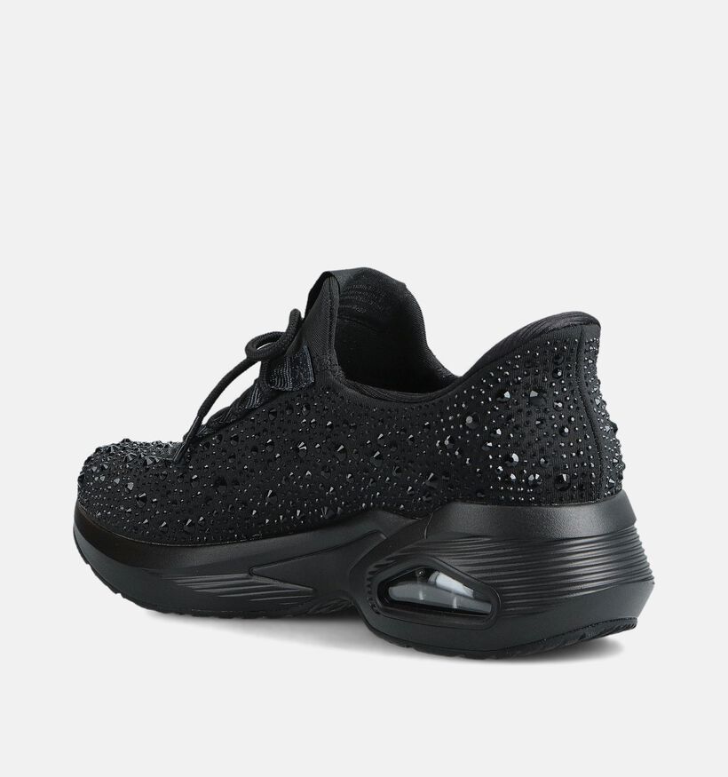 Skechers x Snoop Dogg Uno Rhinestoned Zwarte Sneakers voor dames (366472) - geschikt voor steunzolen