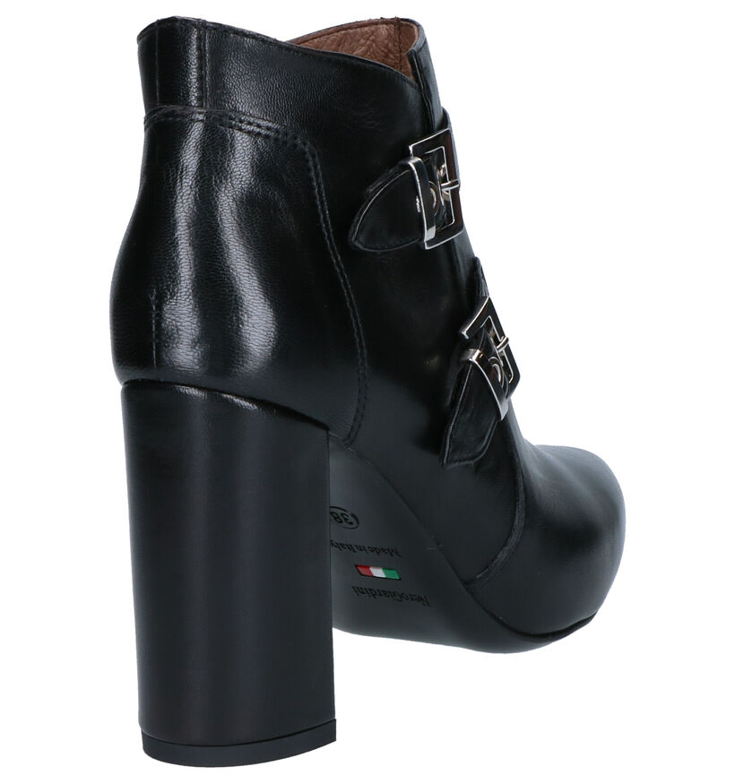NeroGiardini Bottillons à talons en Noir en cuir (259815)