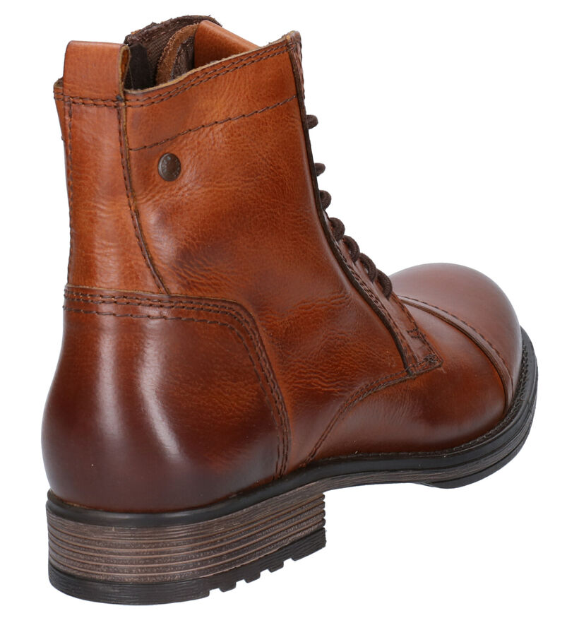 Jack & Jones Bottines en Marron en cuir (252835)