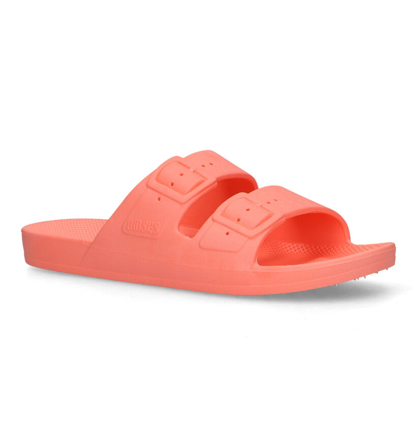 Freedom Moses Basic Oranje Slippers voor dames (323011)