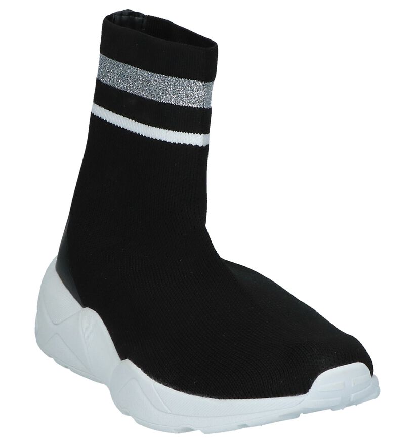 Youh! Slip-ons en Noir en textile (230423)