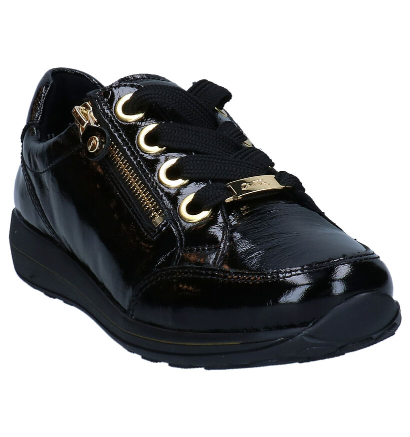 Ara Osaka Chaussures à Lacets en Noir en cuir (298961)