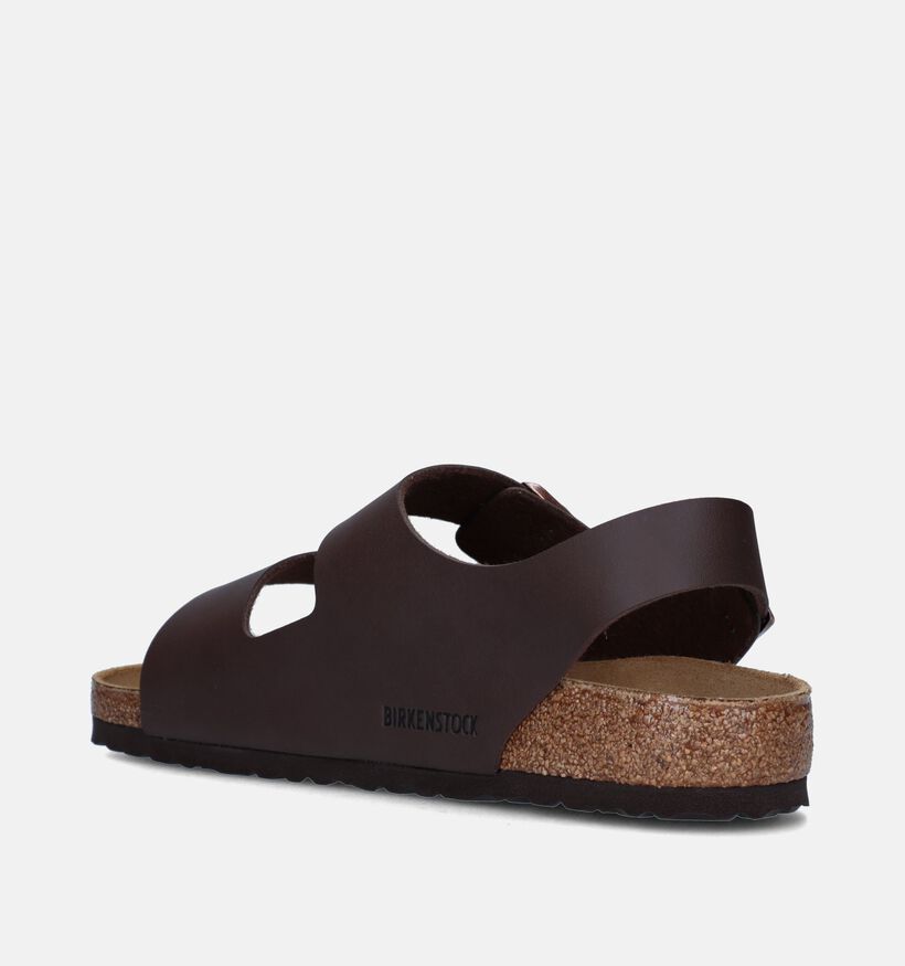 Birkenstock Milano Sandales en Marron pour hommes (351144)