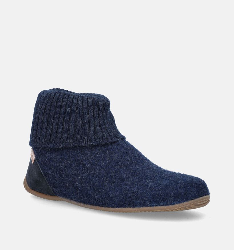 Living Kitzbühel Blauwe Hoge pantoffels voor dames (348793)