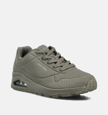 Skechers Low Sneakers Zwart/Groen