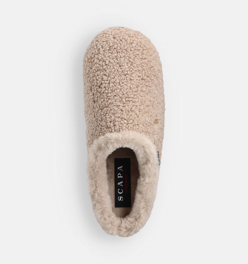 Scapa Beige Open Pantoffels voor dames (380849)