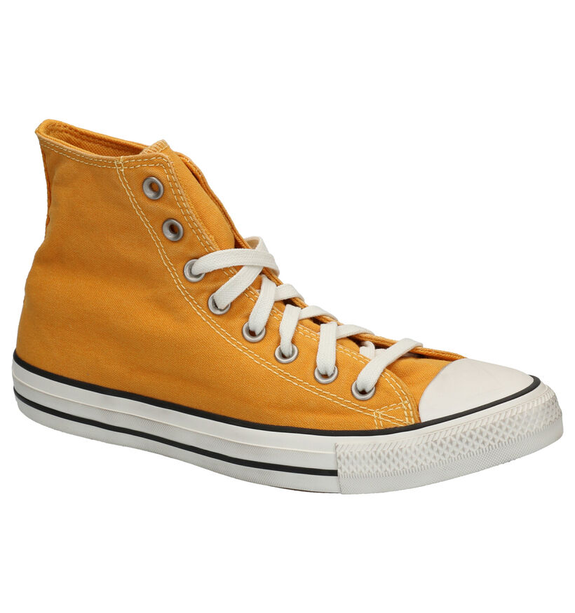 Converse Chuck Taylor All Star Hi Baskets en Noir pour femmes, hommes (361446)