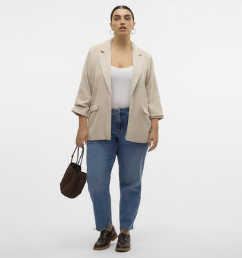 Vero Moda Curve Vesten Beige